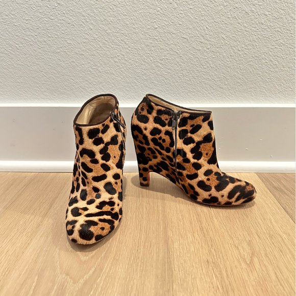 Christian Louboutin Shoes - CHRISTIAN LOUBOUTIN Morphing Booty 100 Pony Leopard Ankle Boots